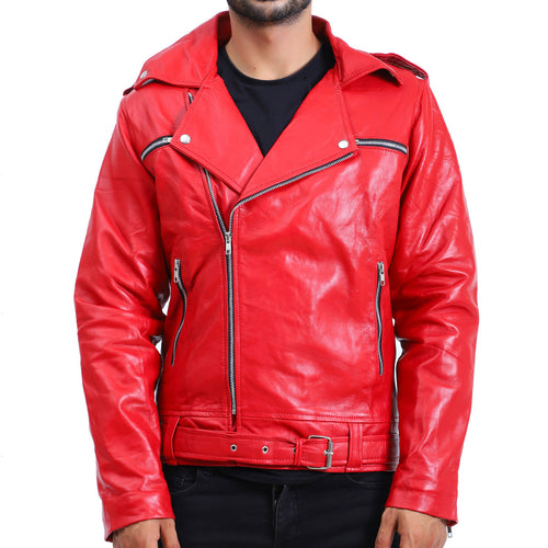 Negan Red Leather Jacket