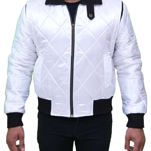 Ryan Gosling Drive Scorpion White Jacket