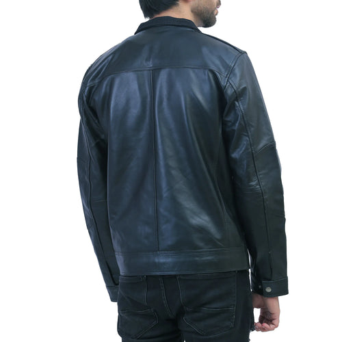 black motorcycle jacket leather