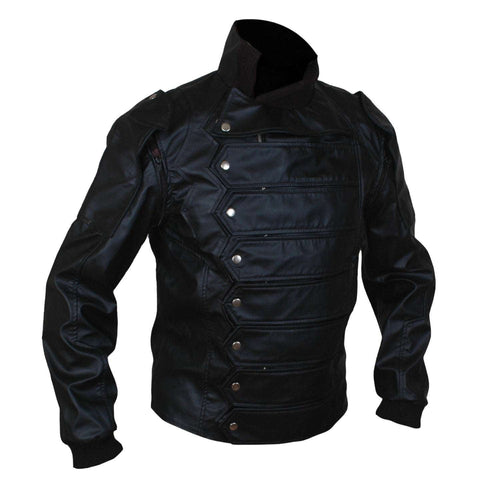Bucky Barnes Winter Soldier Leather Jacket