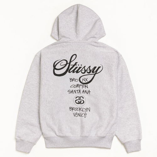Stussy World Tour Zip Hooded Jacket