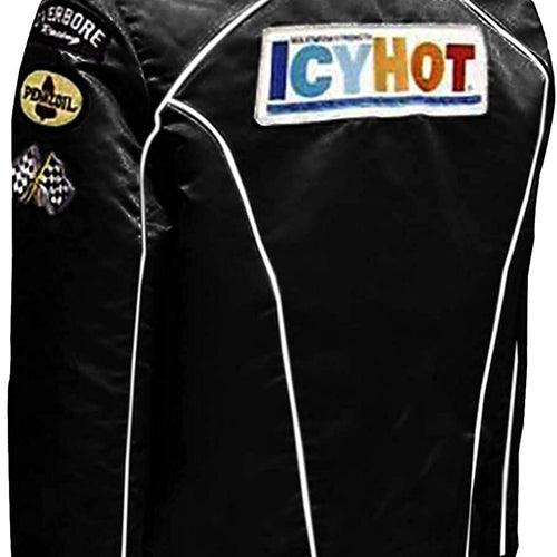 Death Proof Stuntman Mike Racing Black Satin Jacket