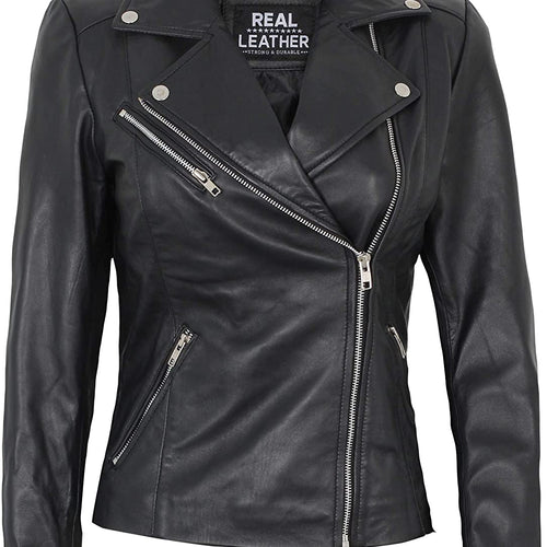 Negan Leather Jacket Women Biker Jacket