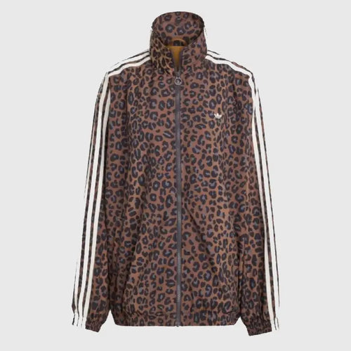 Adidas Leopard Firebird Track Brown Jacket