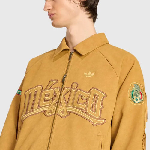 Adidas Mexico 26 Fringe Brown Jacket