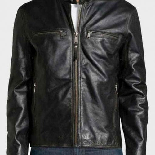 Mens Altered Carbon Takeshi Kovacs Biker Leather Jacket