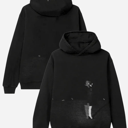 Ariana Grande Petal Bunnies Black Hoodie