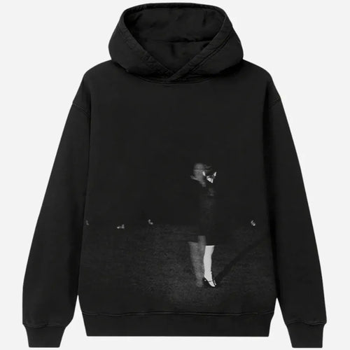 Ariana Grande Petal Bunnies Black Hoodie