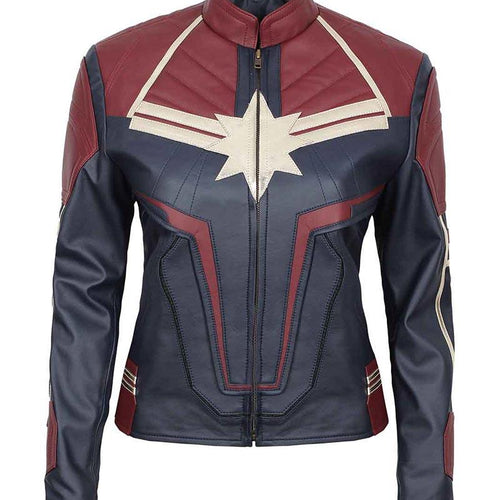 Avengers Endgame Captain Marvel Leather Jacket