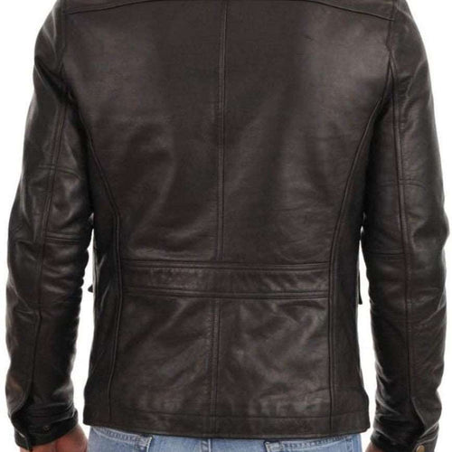 Battleship Biker Leather Jacket