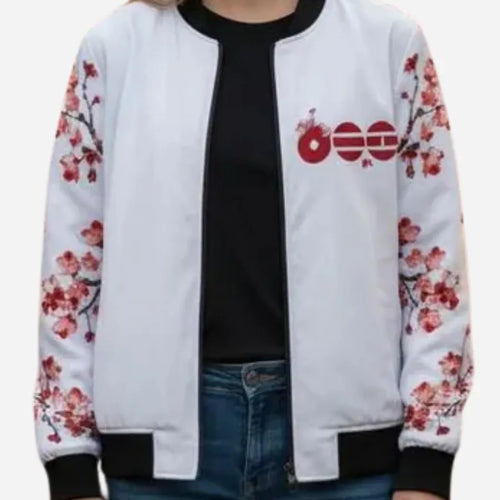 BTS Cheery Blossom Bomber Jacket