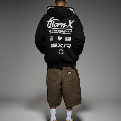 Born X Raised Parley Zip Parley up Hoodie