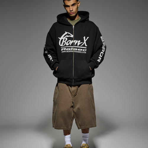 Born X Raised Parley Zip up Hoodie