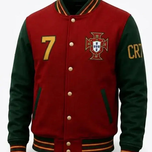 CR7 Portugal Varsity Jacket For Men & Women