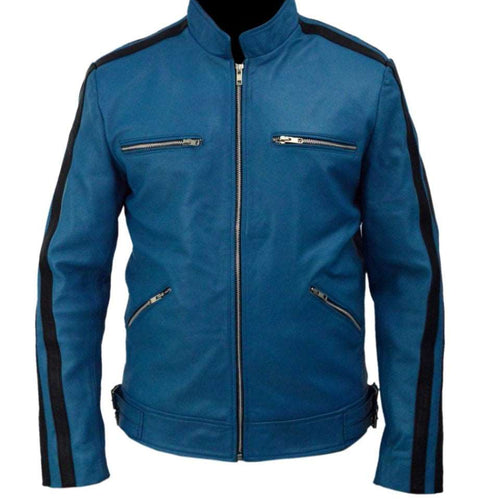 Dirk Gently blue jacket