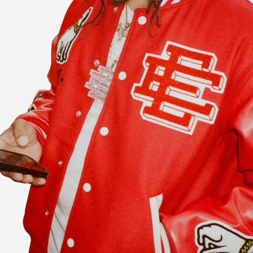 EE x Victor Victor Varsity Red Jacket