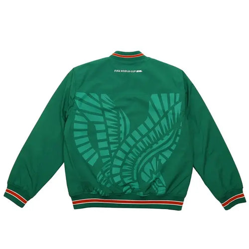 FIFA World Cup 2026 Mexico Road To Victory Flight Green Bomber Jacket
