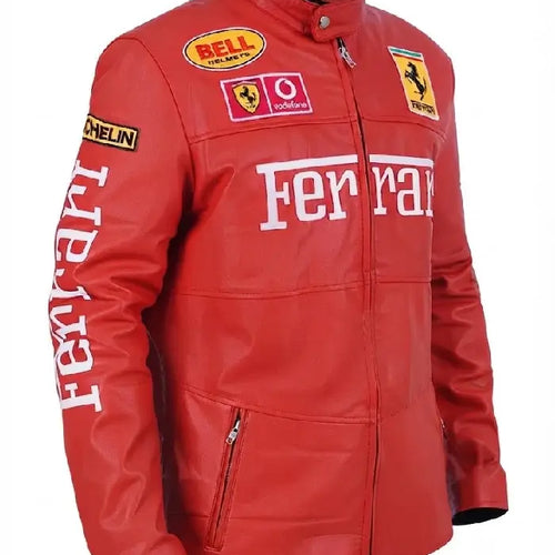 Grand Prix Wonho Red Ferrari Zip Jacket