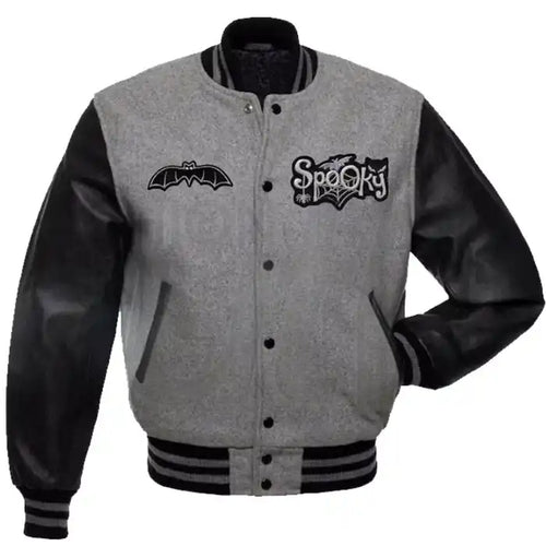 Hallows Angels Spooky Varsity Jacket