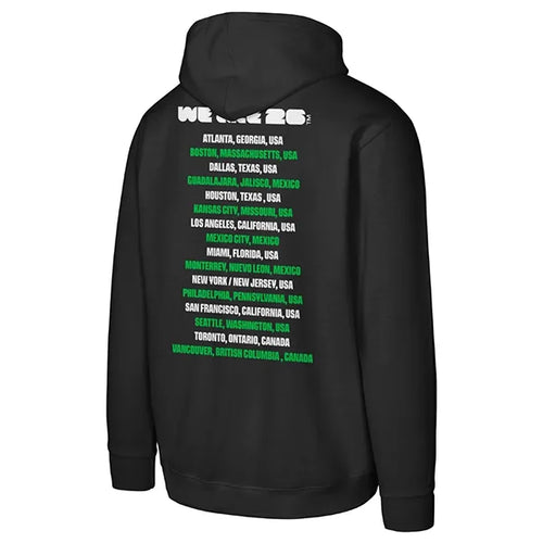 FIFA World Cup 2026 Host Cities Black Hoodie