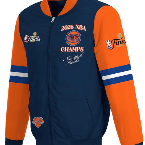 JH Design NY Knicks Champions Varsity Jacket