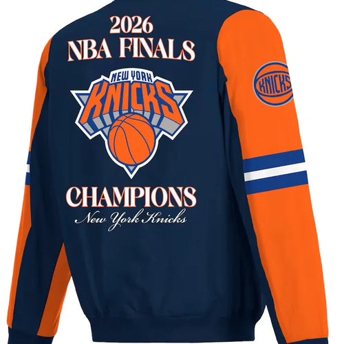 JH Design NY Knicks Champions Varsity Zipper Jacket