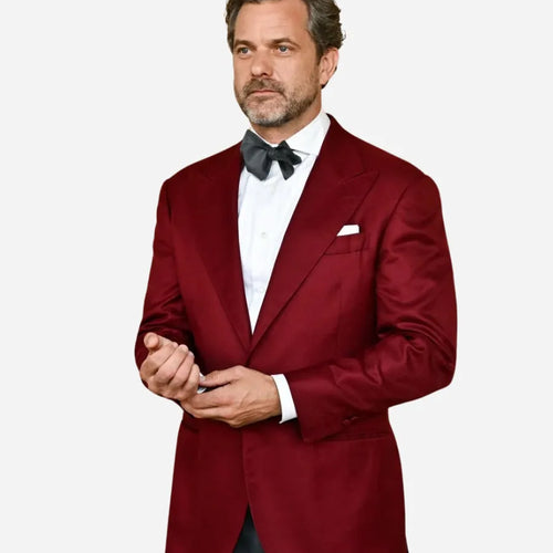 Joshua Jackson 2026 Gala Screening Maroon Blazer
