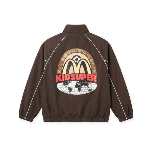KidSuper X McDonald's Track Brown Jacket