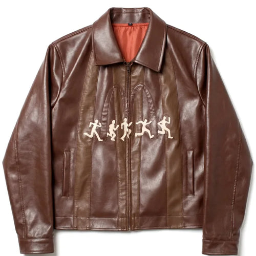 KidSuper x McDonald’s Running Guys  Brown Jacket