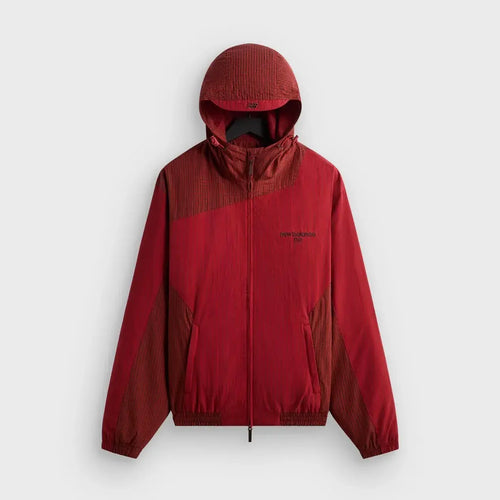 Kith & New Balance Poplin Mix Madison V Red Jacket