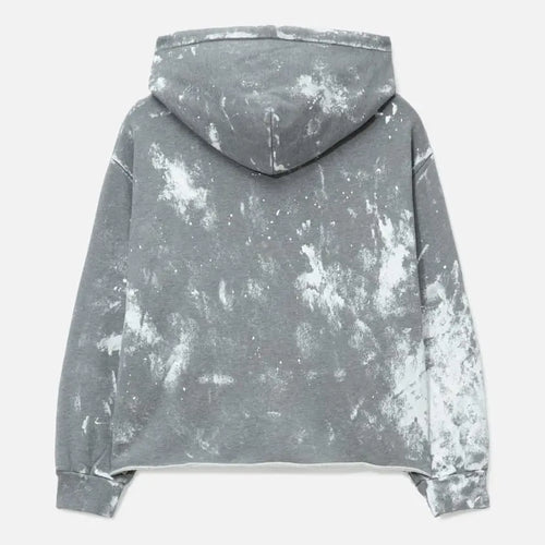MM6 Maison Margiela Numeric Signature Spray Grey Hoodie