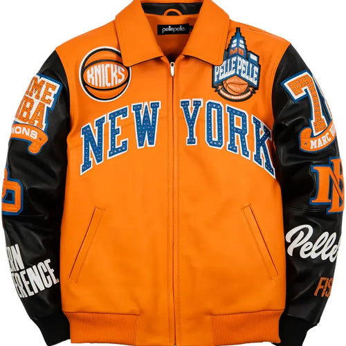 76ers Vs NY Knicks Miles McBride Varsity Jacket