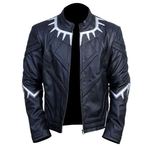Black Panther Avengers Infinity War Leather Jacket