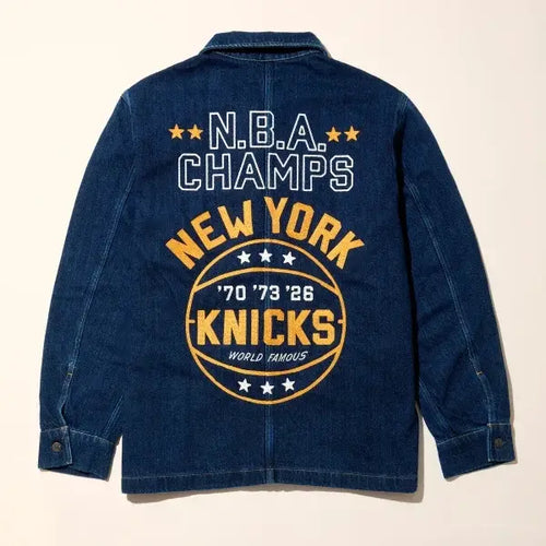 NY Knicks Championship Studio Blue Jacket