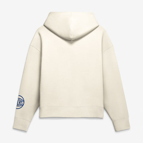 NY Knicks NBA Finals Champions 2026 Womens Legacy Cream Hoodie