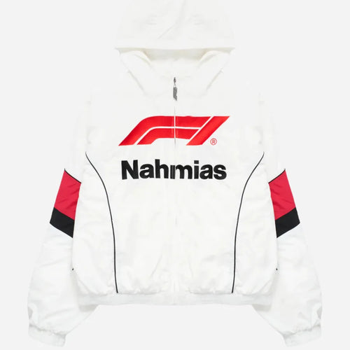 Nahmias x F1 Warm Up White Race Jacket