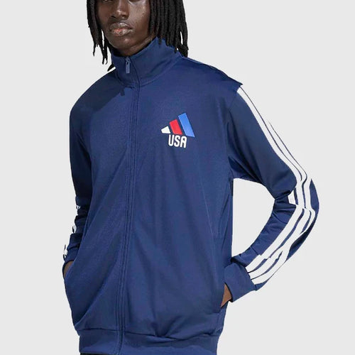 FIFA World Cup 2026 USA Track Navy Blue Jacket