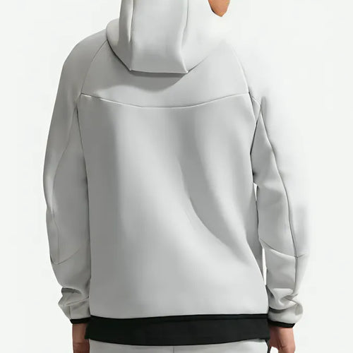 Netherlands 2026 Nike Tech Fleece Windunner White Hoodie