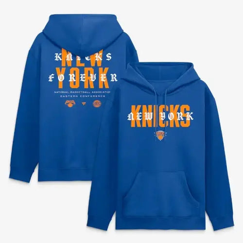 New York Knicks Forever Legacy Blue Hoodie