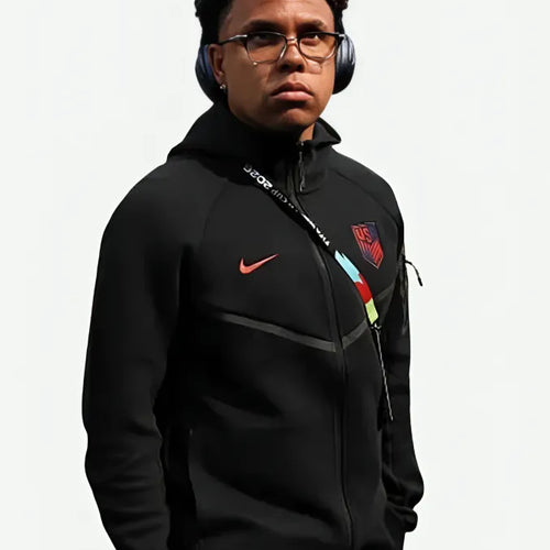 Nike USA FIFA World Cup 2026 Tech Fleece Black Hoodie