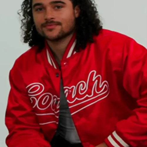 Off Campus John Tucker Red Varsity  Red Jacket