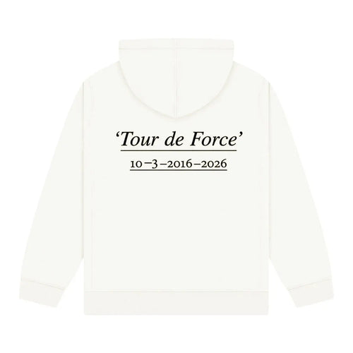 Paris Anniversary Box Logo White Hoodie