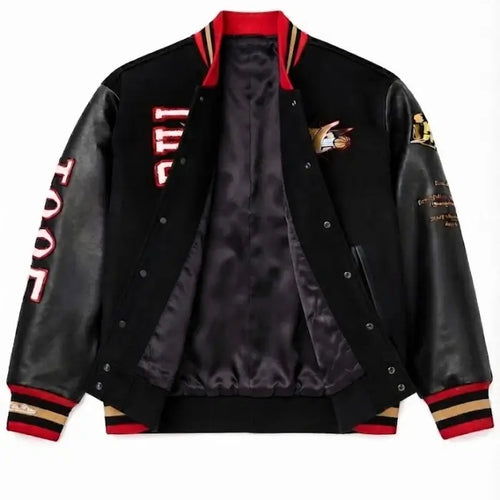 Philadelphia 76ers Black Hardwood Classics 76 Jacket For Men & Women