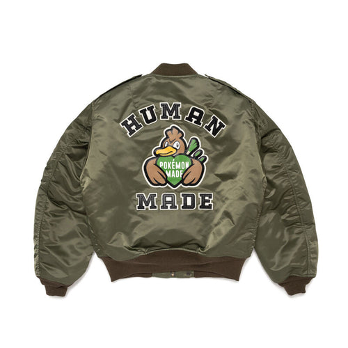 Pokeymon  humanmade x satin bomber jacket