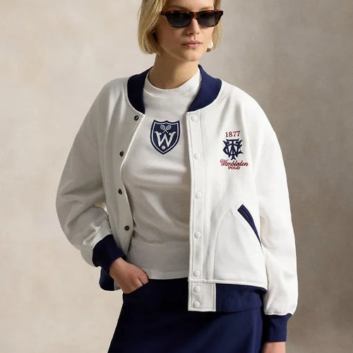 Polo Ralph Lauren Wimbledon White Double-Knit Jacket