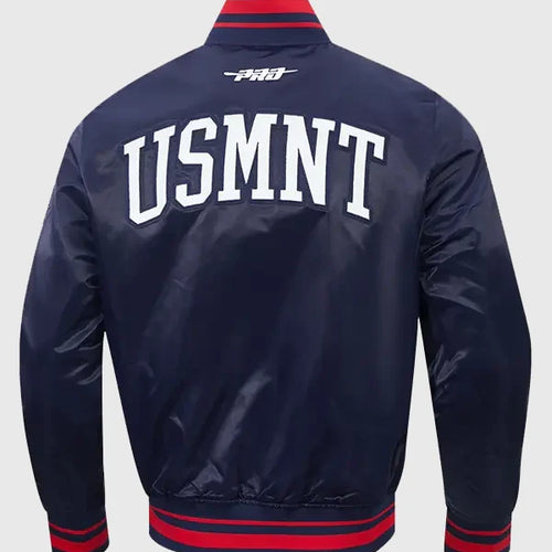 Pro Standard USMNT World Cup Satin Navy Jacket