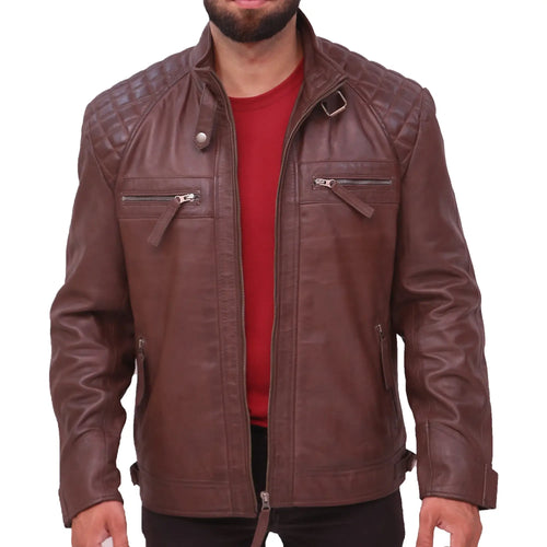 brown vintage jacket