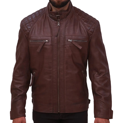 Vintage Moto Riding Leather JackeT