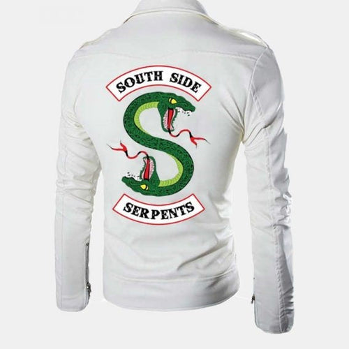 White Riverdale Southside Serpents Jacket