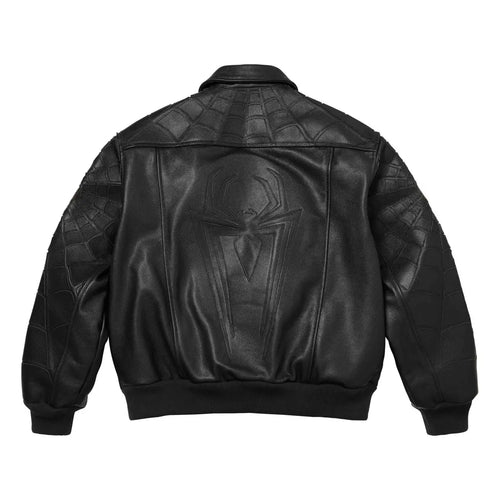 Spider-Man Brand New Day Leather  Black Jacket